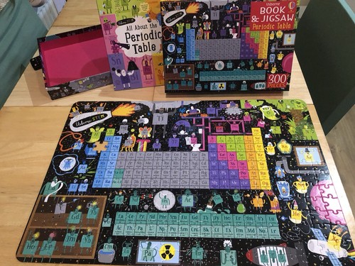 Usborne periodic table - table, science