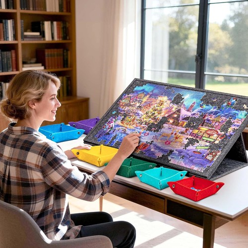 1000x tilting puzzle board - puzzle, w/