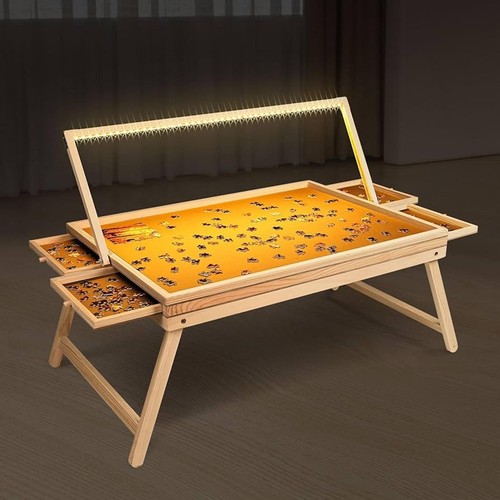 Led puzzle table - led,