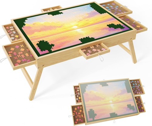 Wooden jigsaw puzzle - jigsaw,