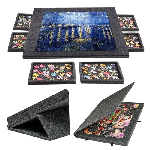 Puzzle table with storage - puzzle,