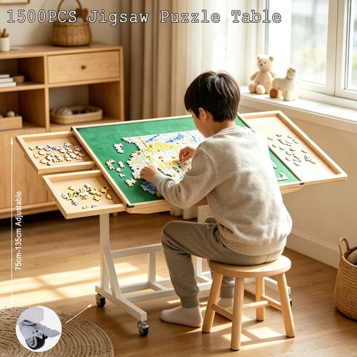 Jigsaw puzzle table - table, 10