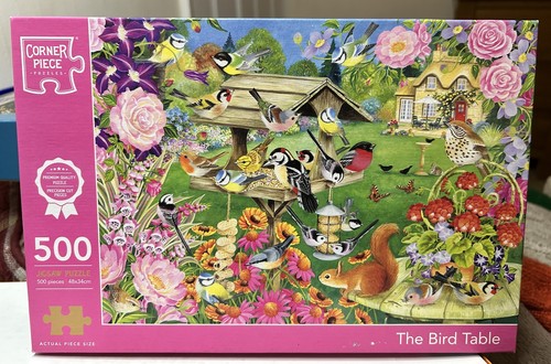 New the bird table jigsaw - new,