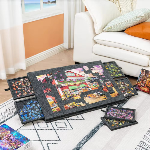 Jigsaw puzzle board - board, tilting