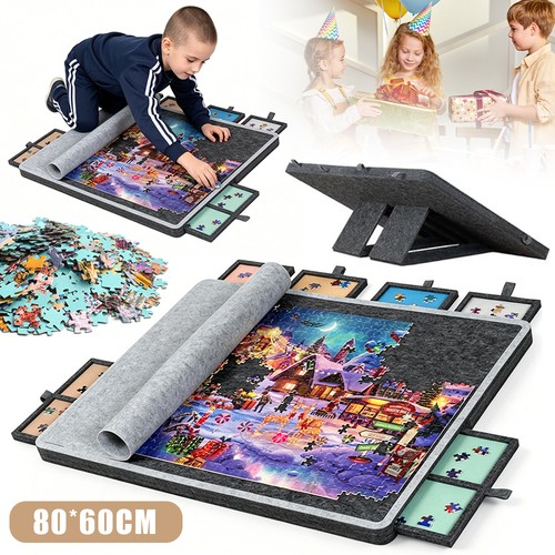 Portable jigsaw puzzle - jigsaw, board