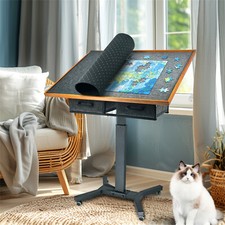 Rotating Jigsaw Puzzle Table