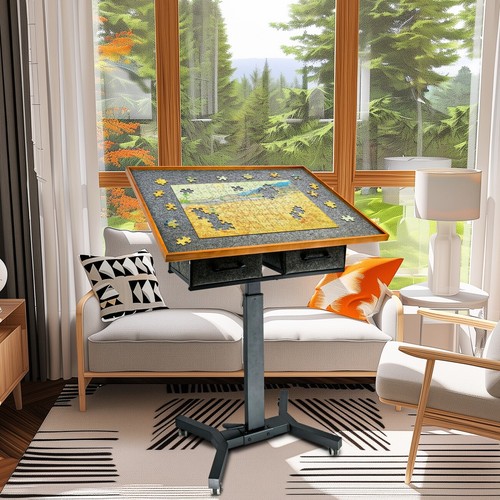 Deluxe jigsaw puzzle table - puzzle,