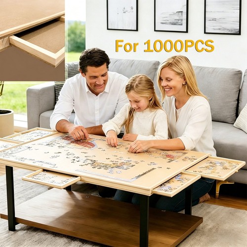 Wooden jigsaw puzzle - jigsaw, board