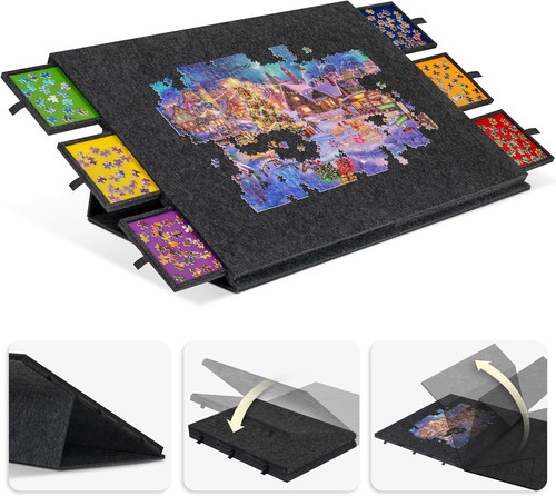 Felt jigsaw puzzle board - felt,